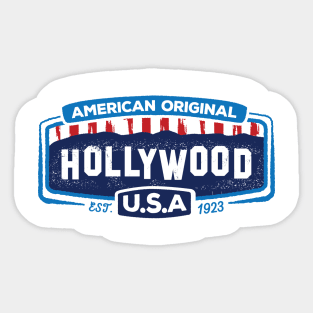 Hollywood Sign American Original Sticker